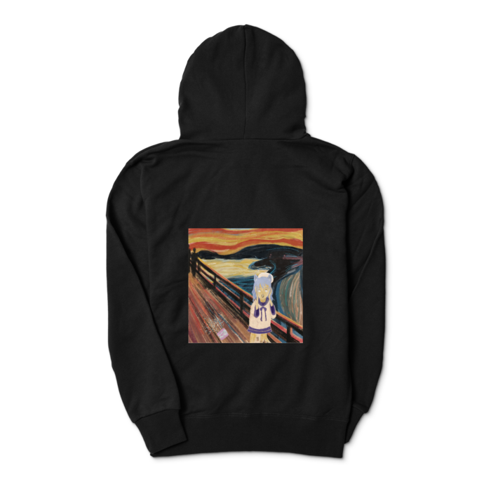 ジップパーカー - S - ブラック