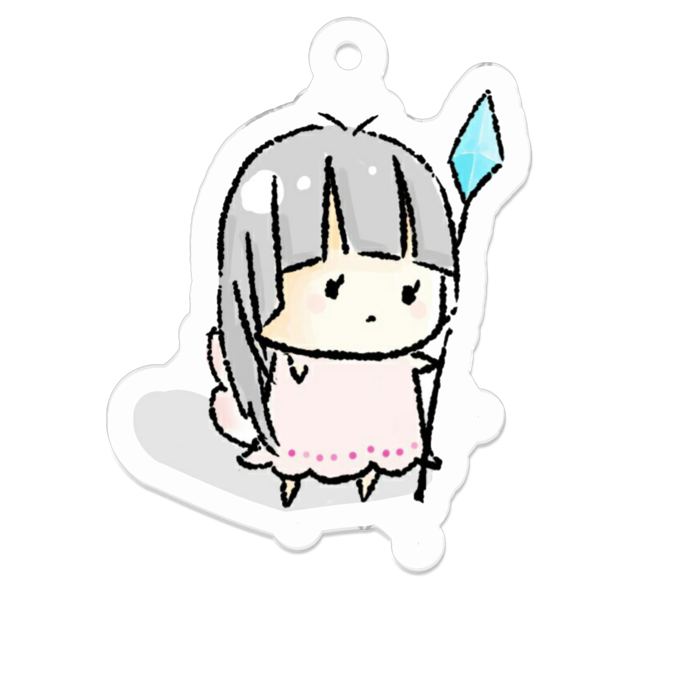 アクリルキーホルダー - 50 x 50 (mm)