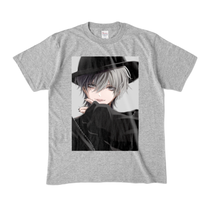 カラーTシャツ - M - 杢グレー (濃色)