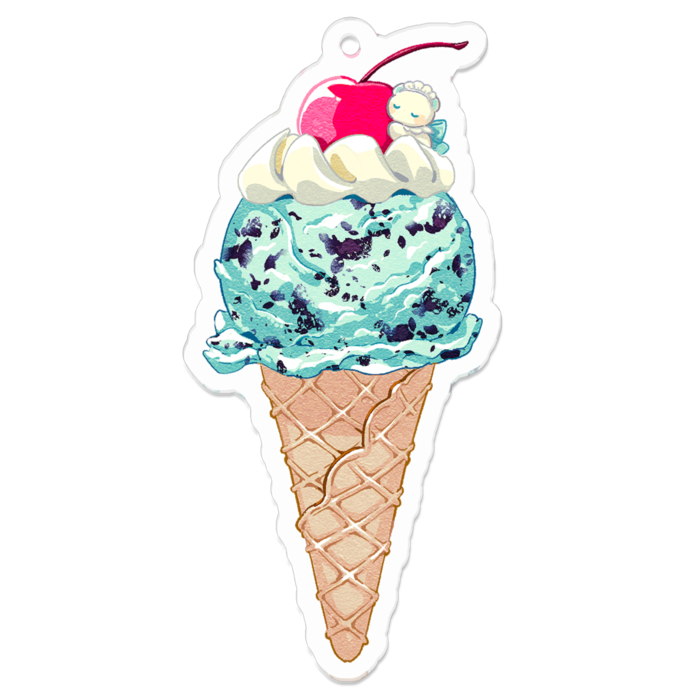 アクリルキーホルダー - 70 x 70 (mm)