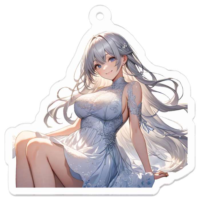 アクリルキーホルダー - 50 x 50 (mm)