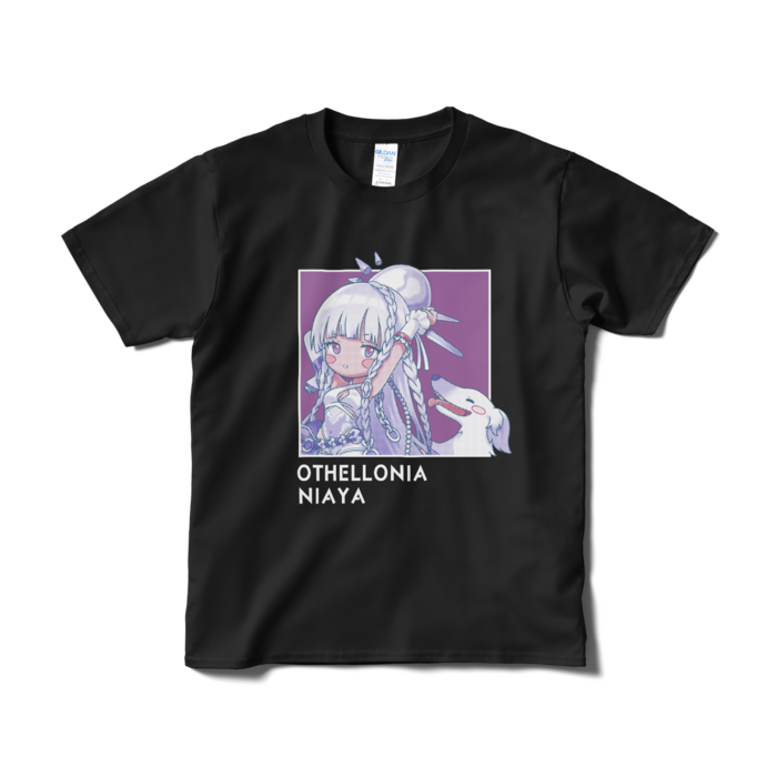 ちびキャラ「愚者ニアーヤ」 デザインTシャツ（S/ブラック）