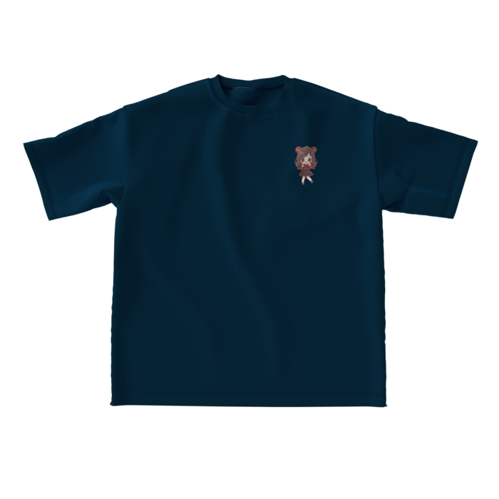 ビッグシルエットTシャツ - L - 両面