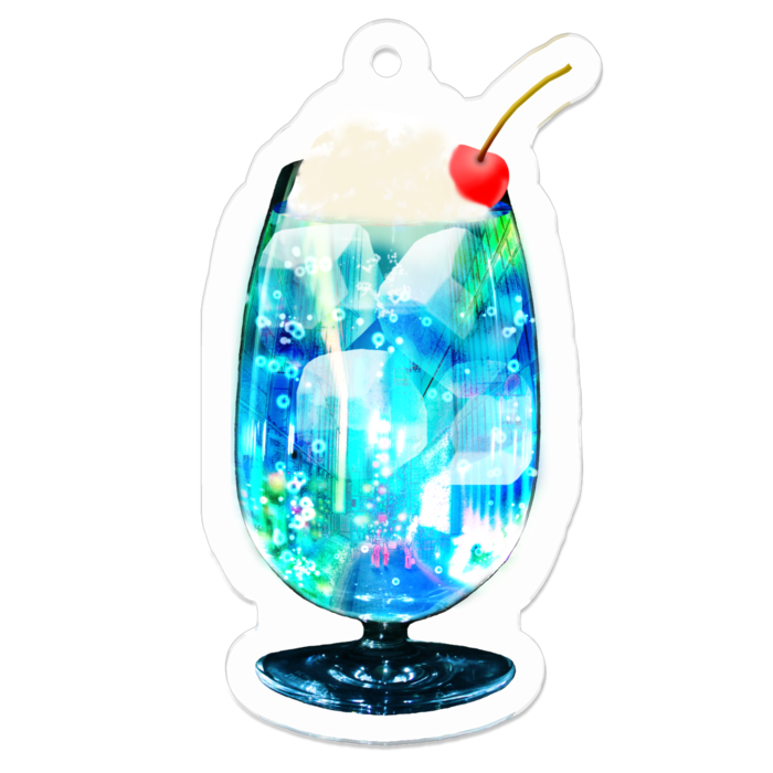アクリルキーホルダー - 50 x 50 (mm)