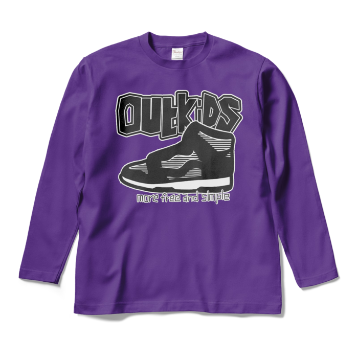 ロングスリーブTシャツ - M - パープル