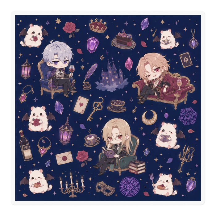 ステッカー - 100 x 100 (mm)