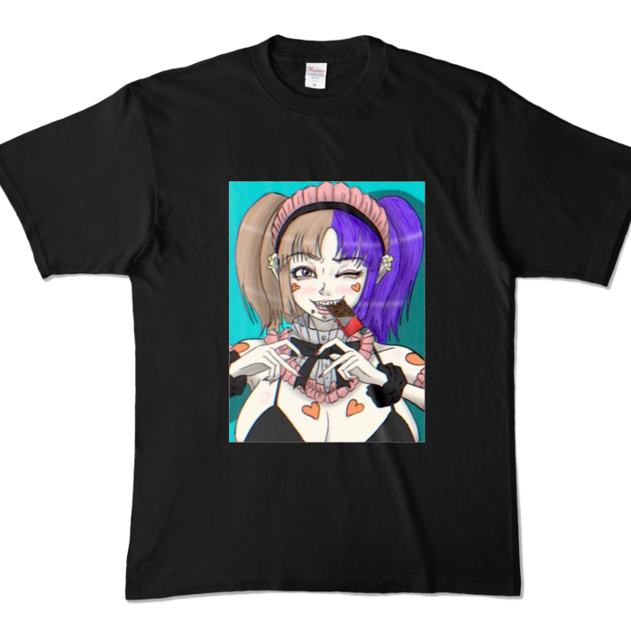 カラーTシャツ - XL - ブラック (濃色)