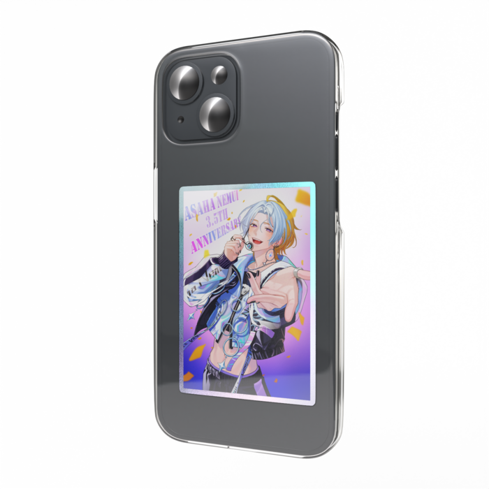 オーロラスマホステッカー - 背景あり