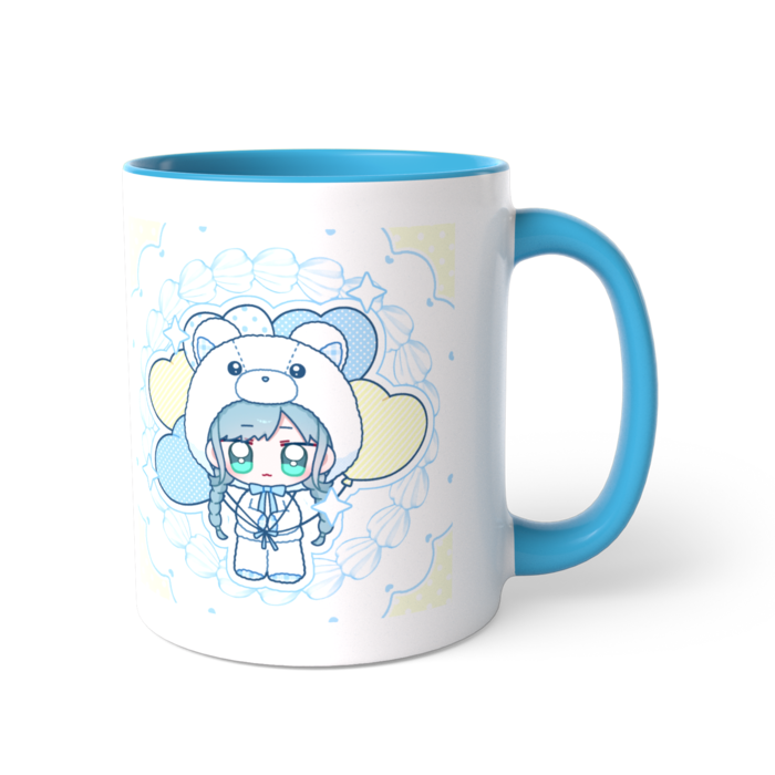 ツートンカラーマグカップ - 直径 8.2cm / 高さ 9.5cm