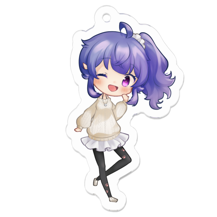 魔王のアクキー人類A - 50 x 50 (mm)