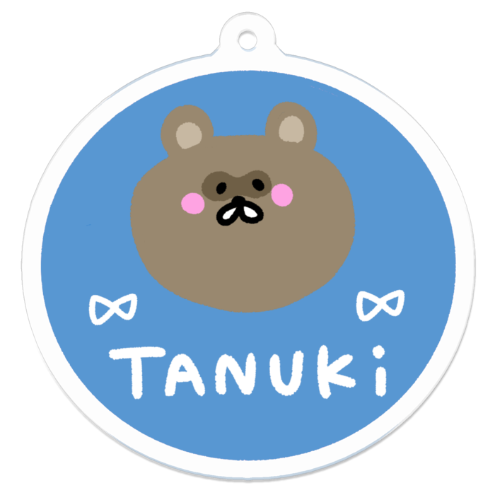 アクリルキーホルダー - 50 x 50 (mm)