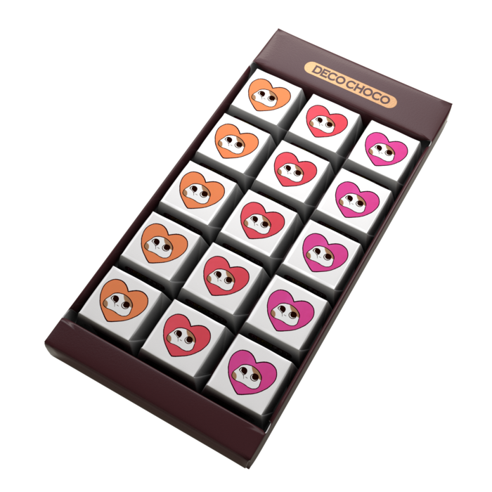 DECOチョコ - 列ごとにデザイン