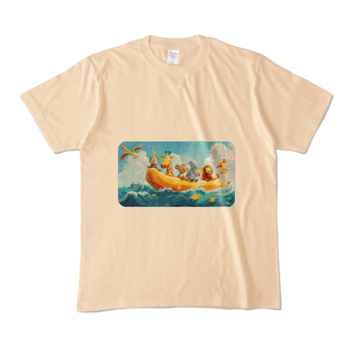 カラーTシャツ - M - ナチュラル (淡色)(1)