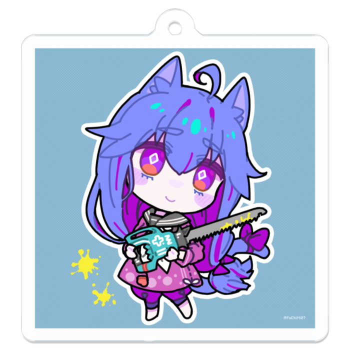 アクリルキーホルダー - 50 x 50 (mm)