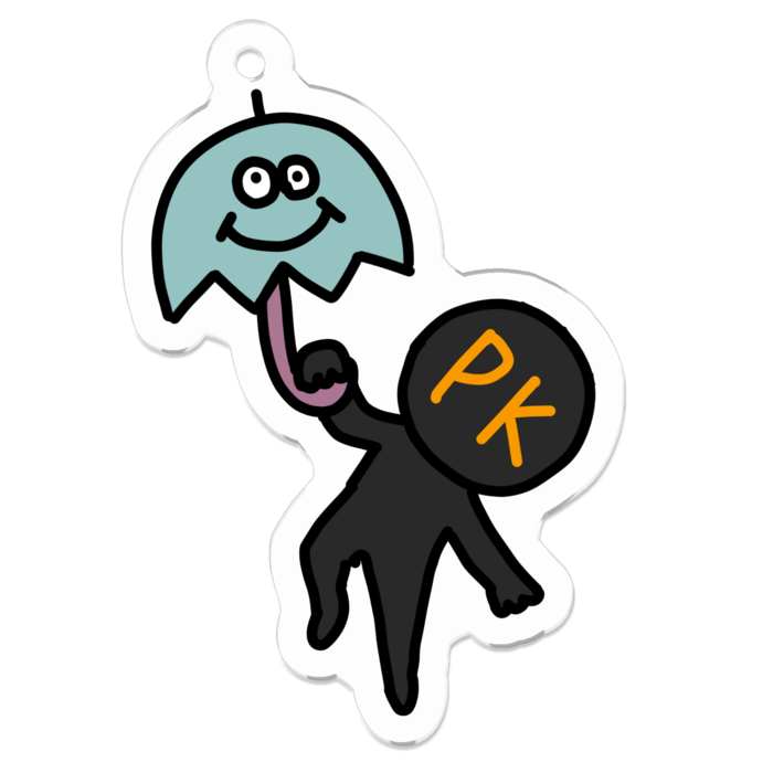 アクリルキーホルダー - 50 x 50 (mm)