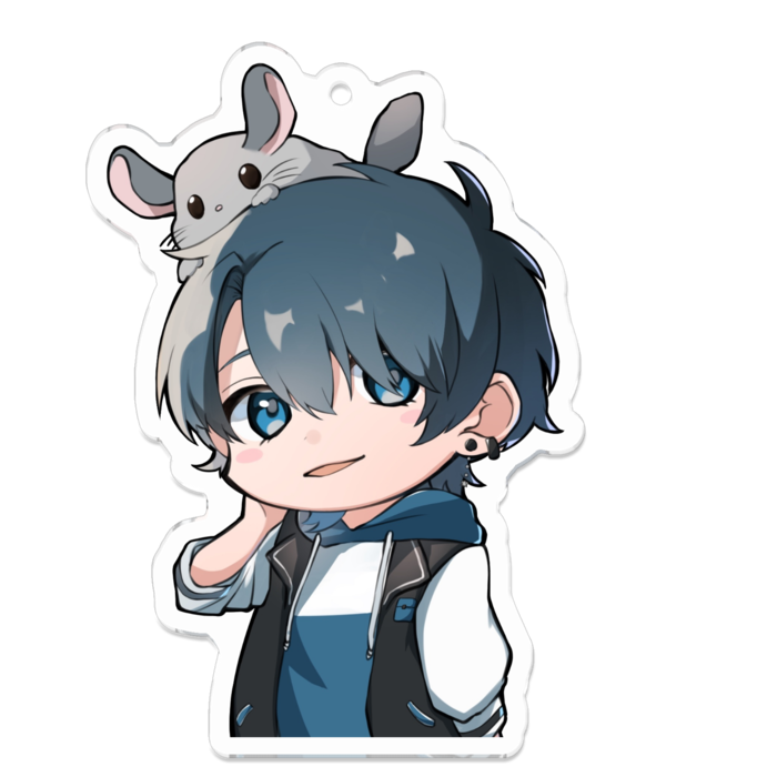 アクリルキーホルダー - 70 x 70 (mm)