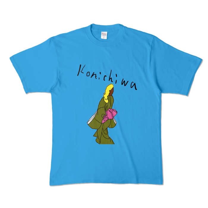 カラーTシャツ - XL - ターコイズ (濃色)