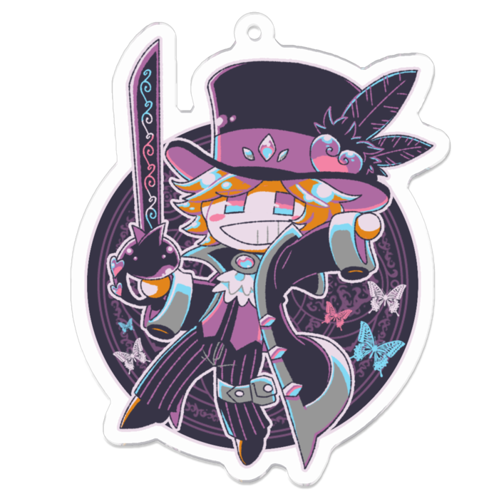 アクリルキーホルダー - 70 x 70 (mm)