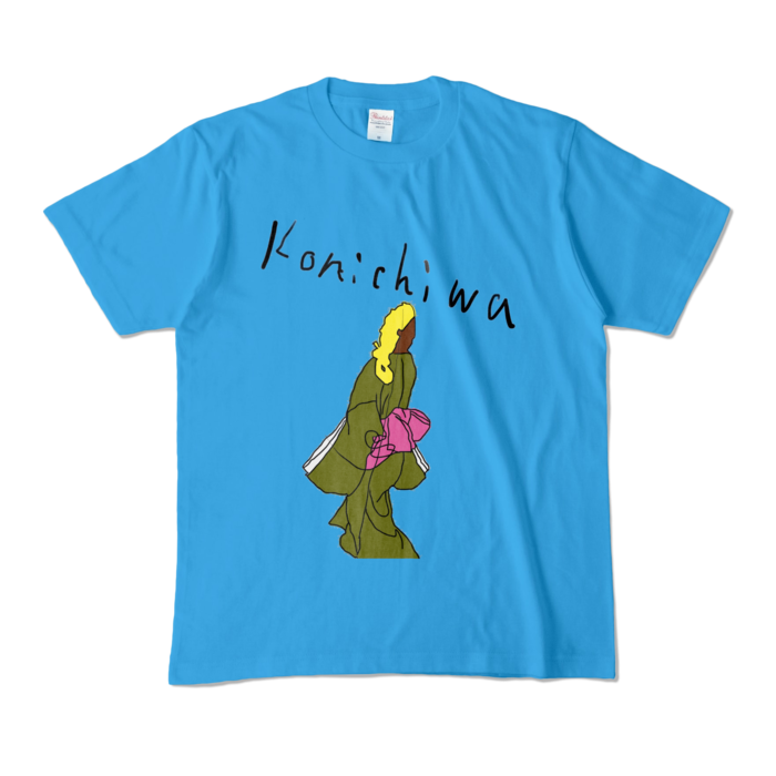 カラーTシャツ - M - ターコイズ (濃色)