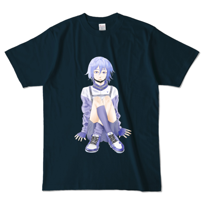 カラーTシャツ - L - ネイビー (濃色)
