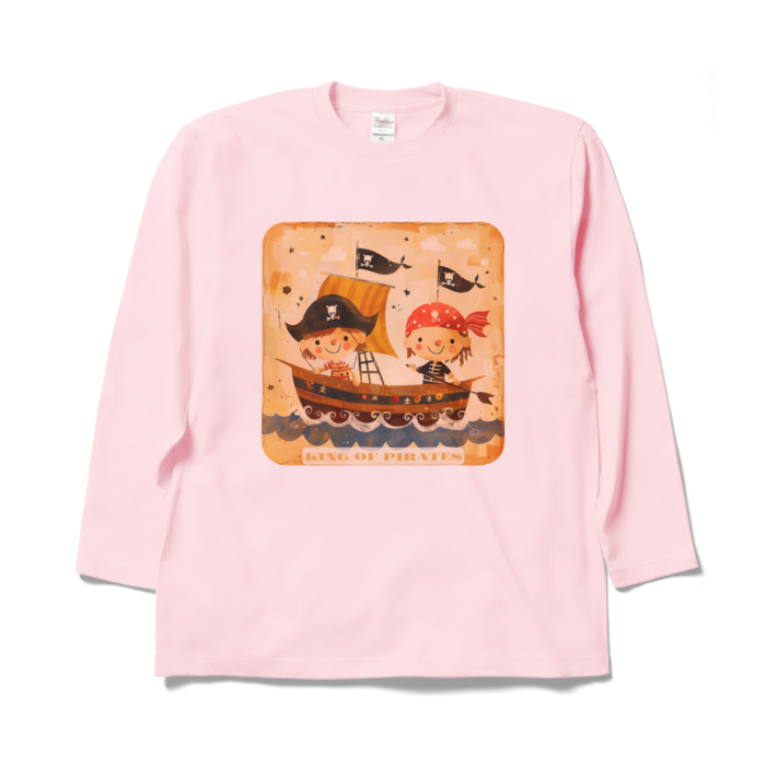 ロングスリーブTシャツ - XL - ライトピンク