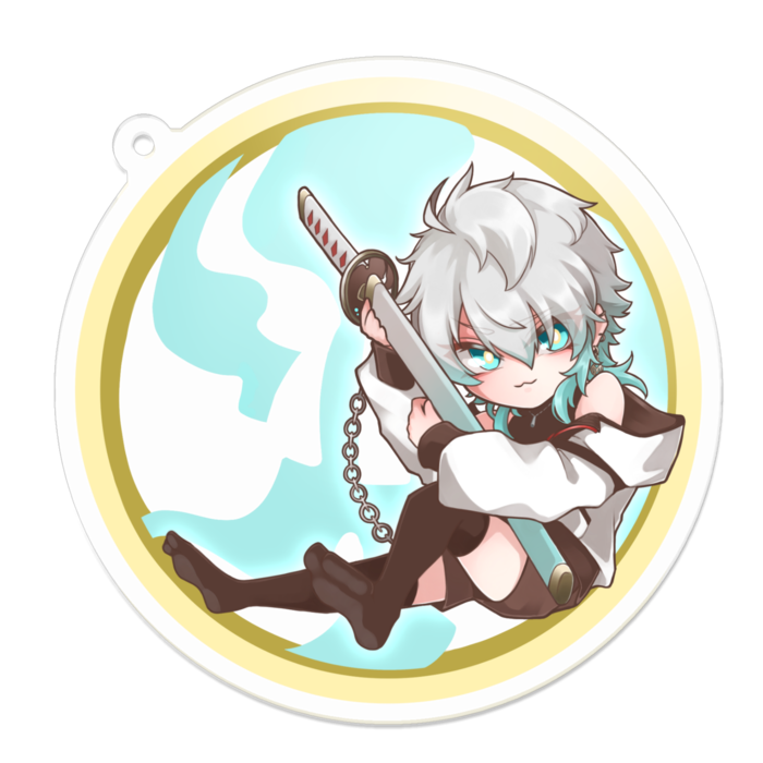 アクリルキーホルダー - 70 x 70 (mm)