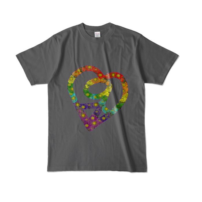 カラーTシャツ - L - チャコール (濃色)