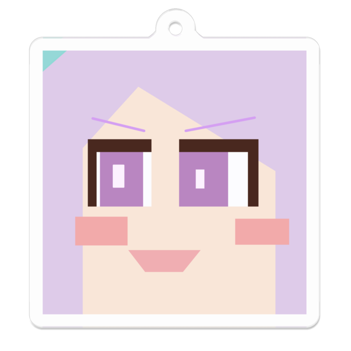 アクリルキーホルダー - 50 x 50 (mm)