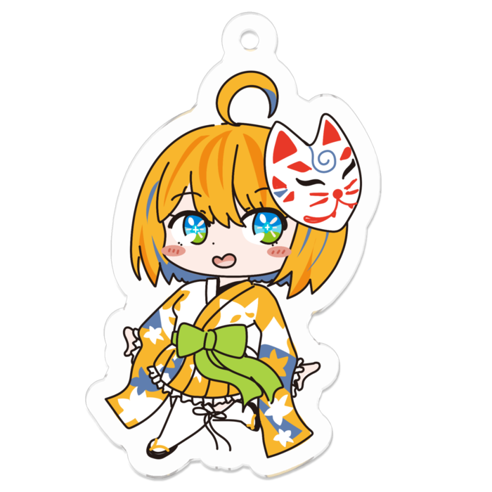 アクリルキーホルダー - 50 x 50 (mm)
