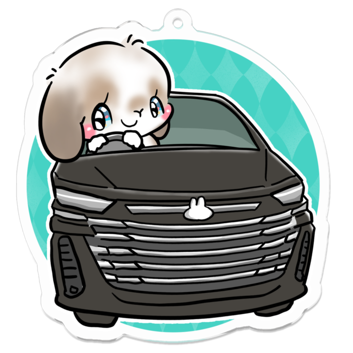 アクリルキーホルダー - 70 x 70 (mm)