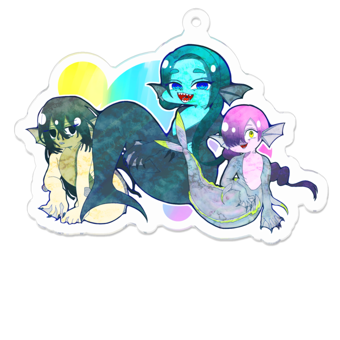 アクリルキーホルダー - 70 x 70 (mm)