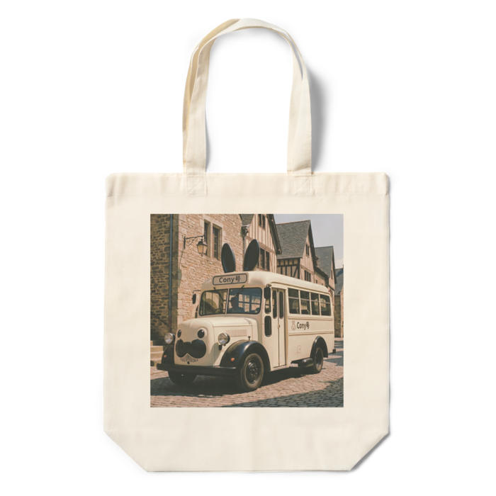 エコバッグ - モノクロ車体