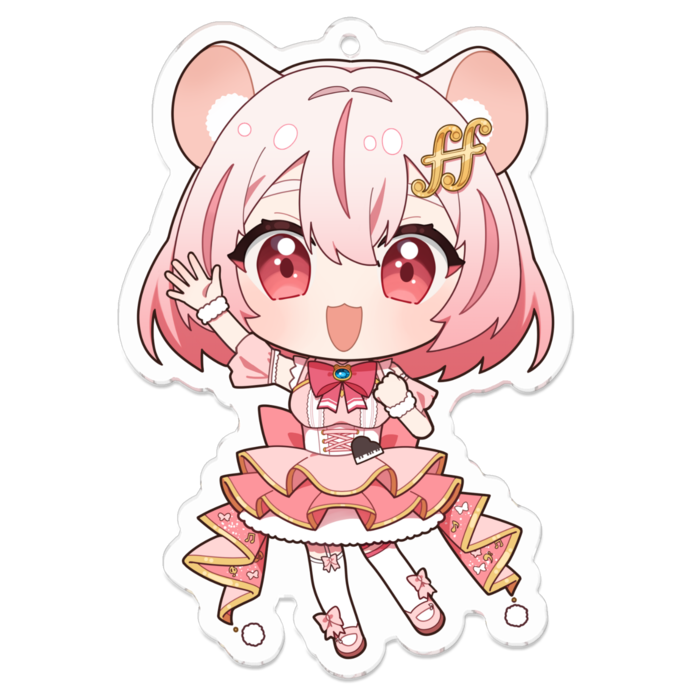 アクリルキーホルダー（コーティング） - 70 x 70 (mm)