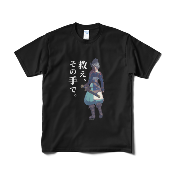 『オノゴロ物語』救え－マサタケ（B）Tシャツ（短納期） - M - ブラック