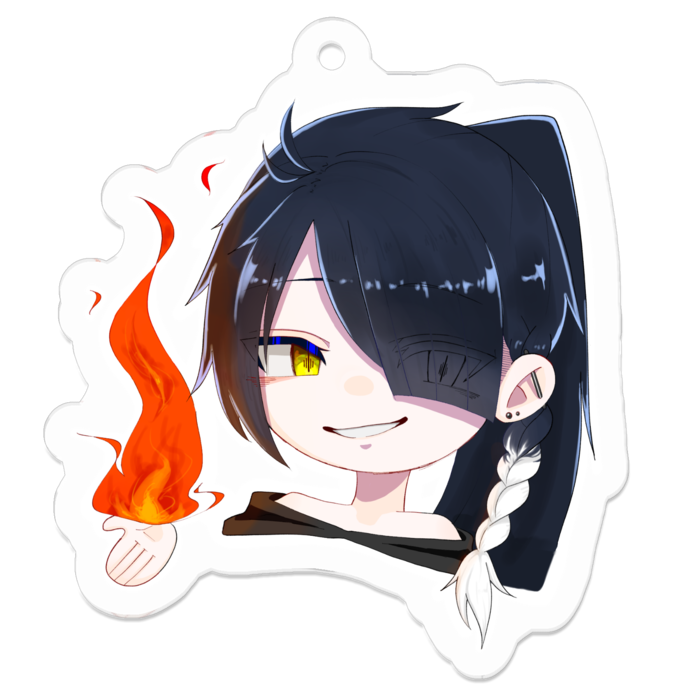 アクリルキーホルダー - 50 x 50 (mm)