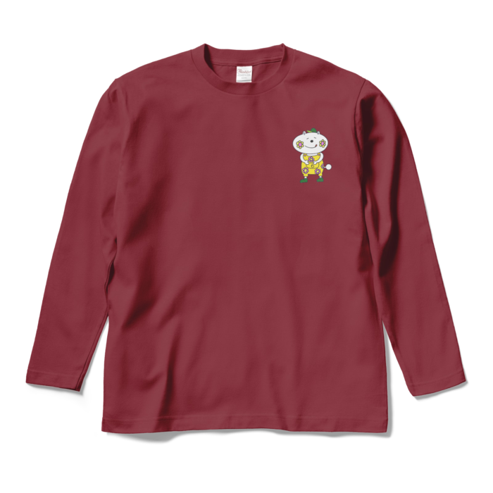 ロングスリーブTシャツ - M - バーガンディ