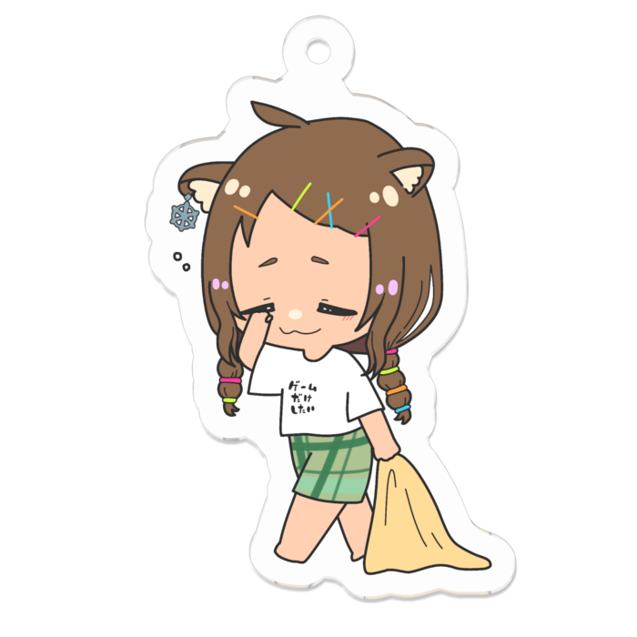 ねむねむヘノラクちゃんVer - 50 x 50 (mm)(1)