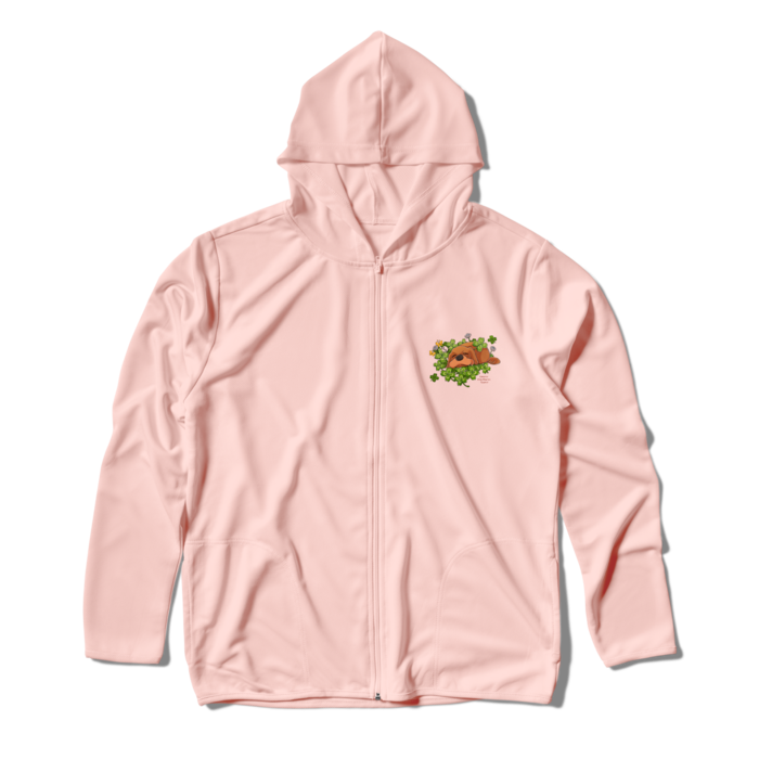 ジップパーカー - L - ライトピンク