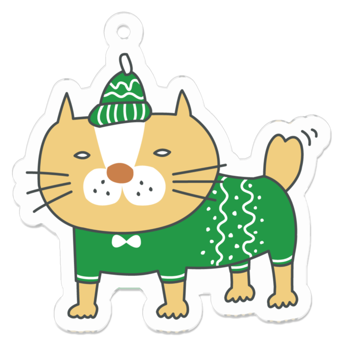 アクリルキーホルダー - 50 x 50 (mm)