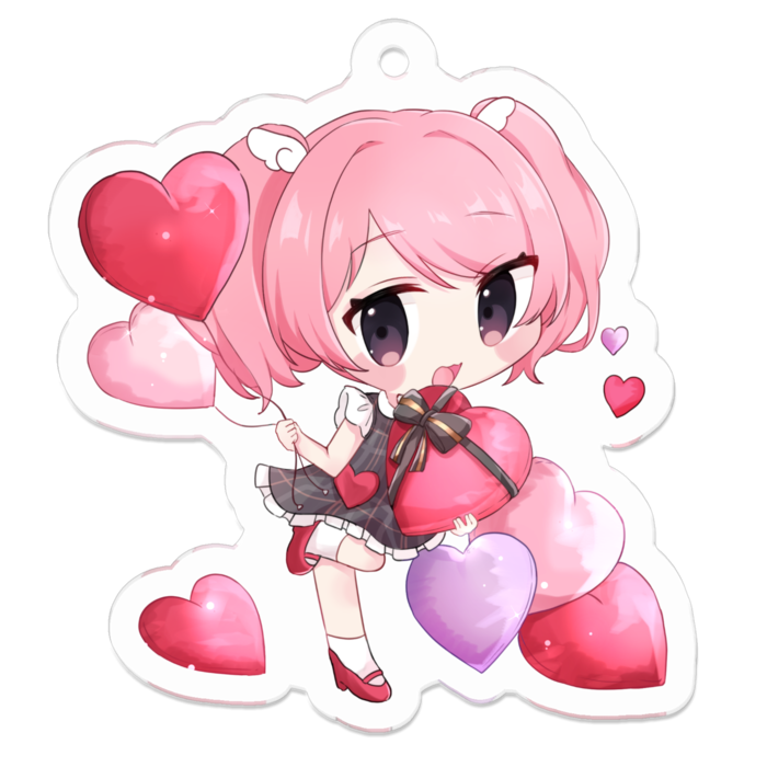 アクリルキーホルダー - 50 x 50 (mm)