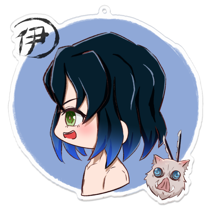 アクリルキーホルダー - 100 x 100 (mm)