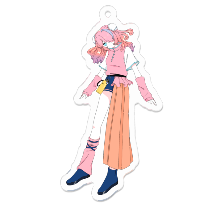 アクリルキーホルダー - 70 x 70 (mm)