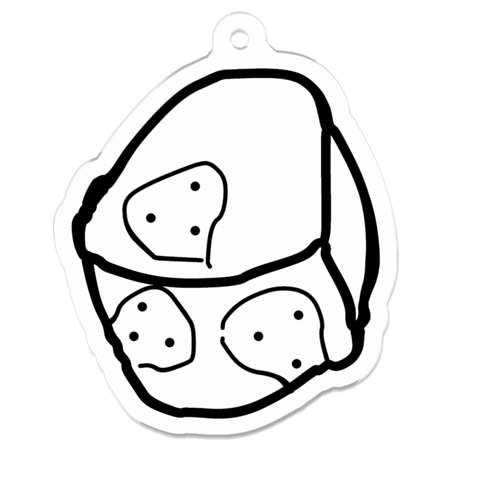 アクリルキーホルダー - 50 x 50 (mm)