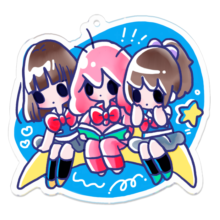 アクリルキーホルダー - 70 x 70 (mm)