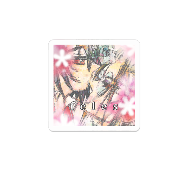 アクリルバッジ - 50 x 50 (mm)