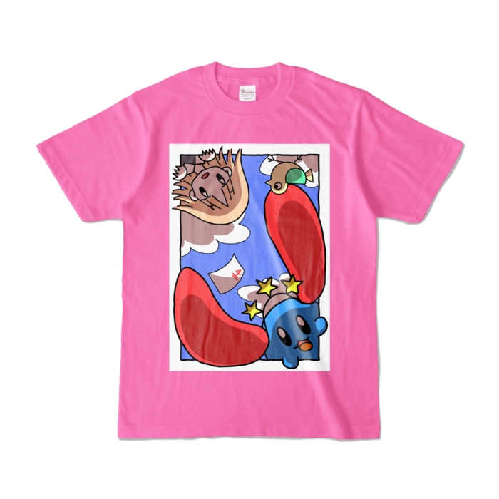 カラーTシャツ - S - ピンク (濃色)