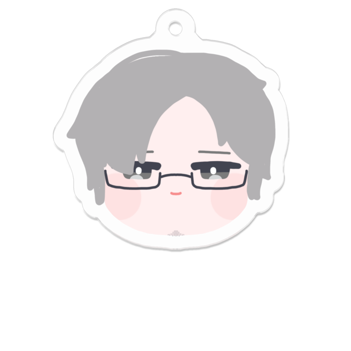 アクリルキーホルダー - 50 x 50 (mm)