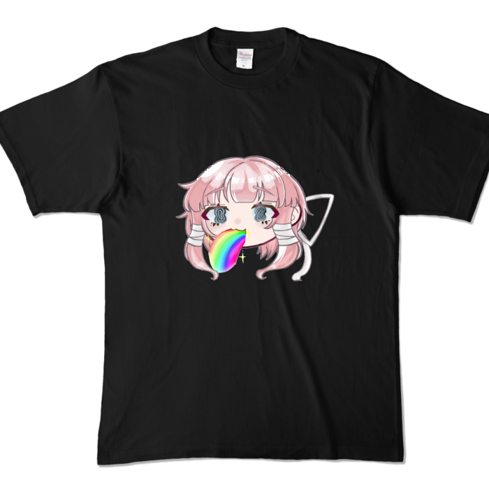 カラーTシャツ - XL - ブラック (濃色)