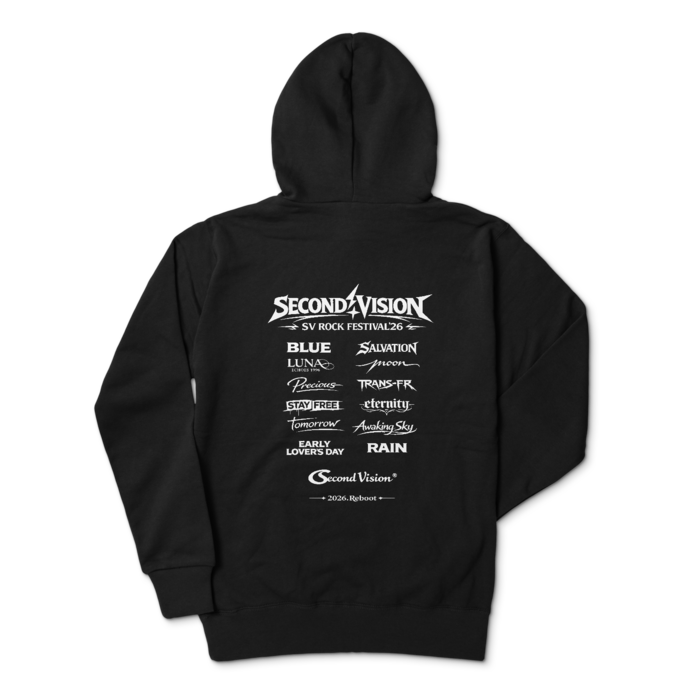 ジップパーカー - L - ブラック