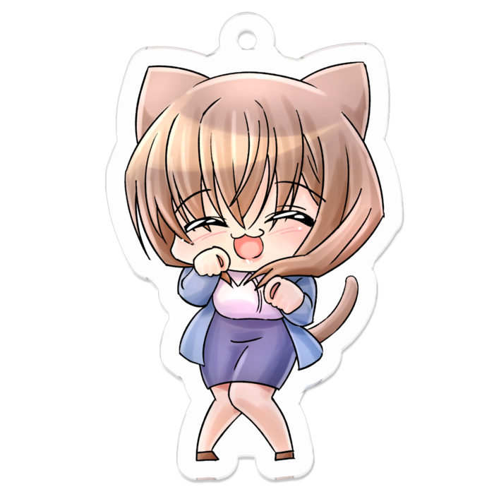 アクリルキーホルダー - 50 x 50 (mm)